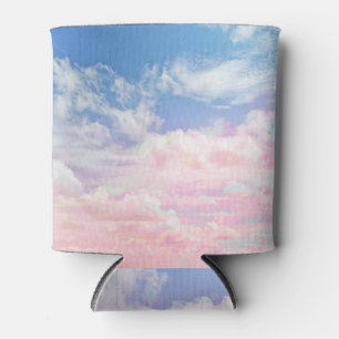Porta-lata Cor de Água das Nuvens Rosa: Céu Gradiente.