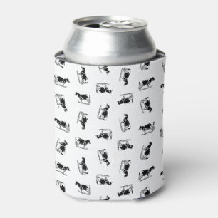 Porta-lata COR DE FUNDO PERSONALIZADO DA Vaca Holstein Cláss
