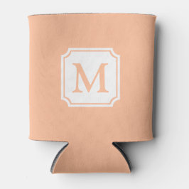 Porta-lata Cor do ano de 2024 | Pêssego | Monograma