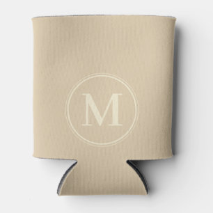 Porta-lata Cor Duna de Areia Sólida Monogram