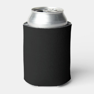 Porta-lata Cor Simples Preta Sólida