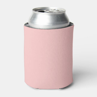 Porta-lata Cor Sólida Rosa Chá