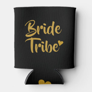 Porta-lata Coração Dourado da Tribo Bride