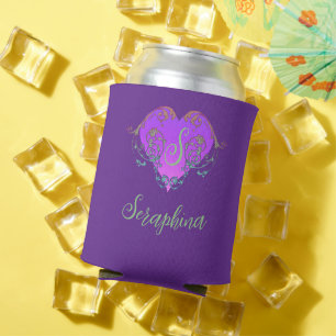 Porta-lata Coração Whimsical Personalizado