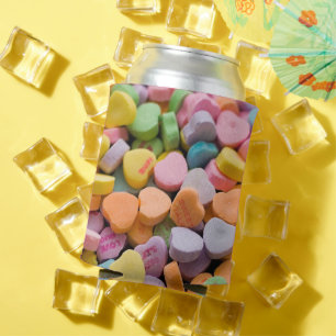 Porta-lata CORAÇÕES DO CANDY DO namorados