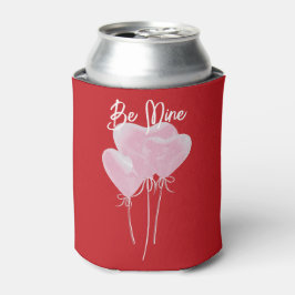 Porta-lata Corações Rosa