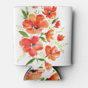 Porta-lata Cores de água ornamentais: Buquê isolado