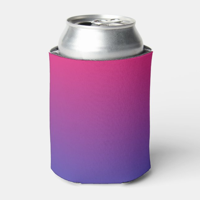 Porta-lata Cores gradiente rosa e roxo (Can Front)