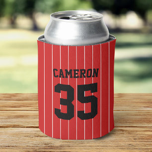 Porta-lata Cores Totalmente Editáveis Baseball Jersey Stripe