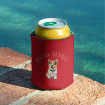 Corgi Brincalhão Americano 'Abanando para os Passa