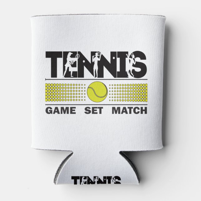 Porta-lata Correspondência do Conjunto de Jogo tênis (Frente)