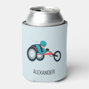 Porta-lata Corrida em cadeira de rodas