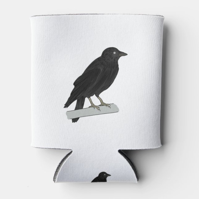 Porta-lata Corvo-de-aves (Frente)