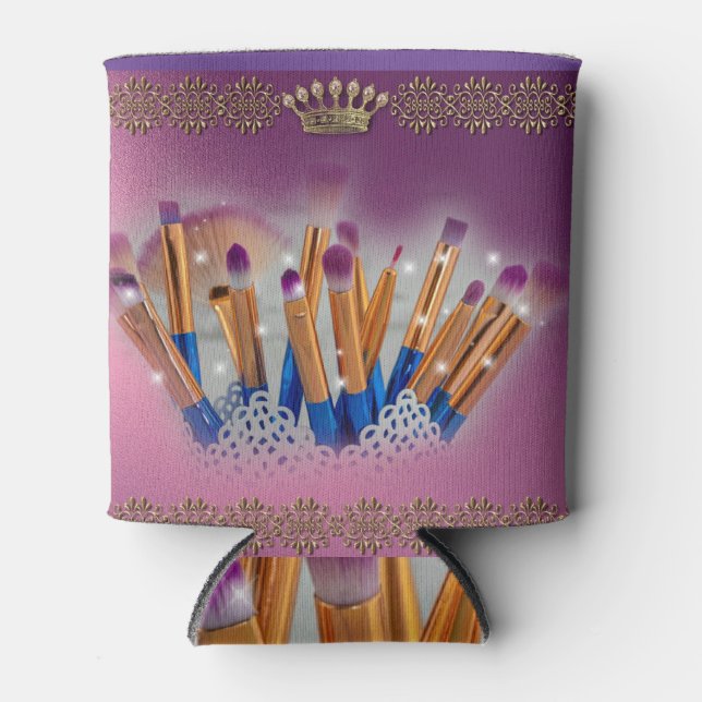 Porta-lata Cosméticos Makeup Brush Glamor (Frente)