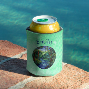 Porta-lata Costura do Rio Selva de Vidro Manchada Personaliza