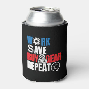 Porta-lata Cota Engraçada de Fotografia - Trabalho Salvar Eng