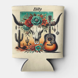 Porta-lata Country Music guitar Crull Desert Cacto