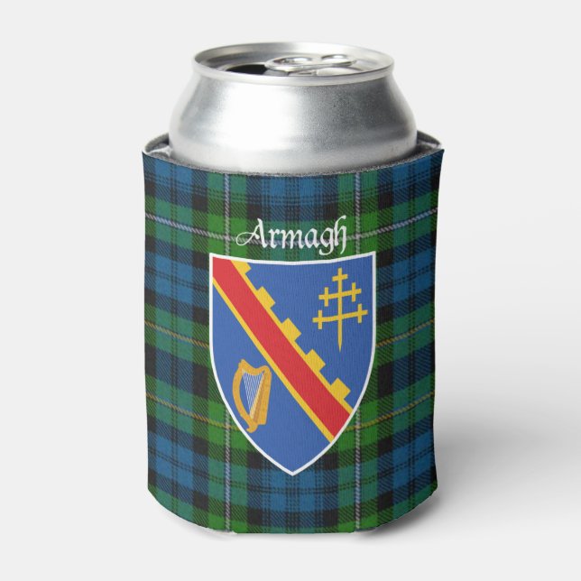 Porta-lata County Armagh Xadrez Can Cooler (Can Front)