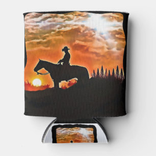 Porta-lata cowboy ao sol