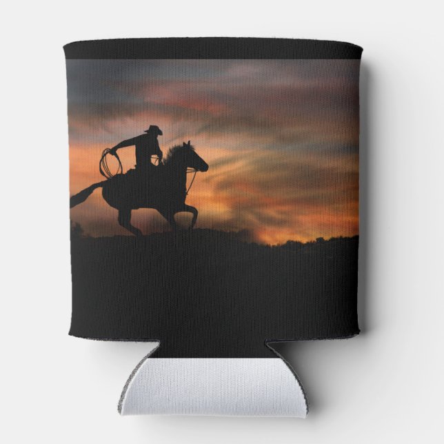 Porta-lata Cowboy Country Western Roping não precisa ser trad (Traseira)