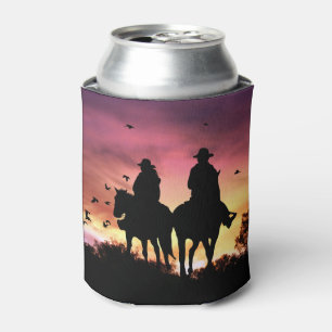 Porta-lata Cowgirl e Cowboy Country Romance Ocidental