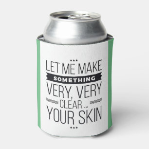 Porta-lata Cozie engraçado do consultante do skincare do