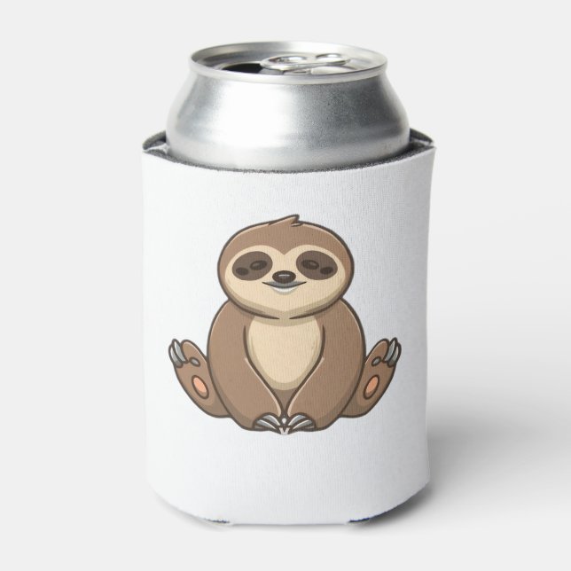 Porta-lata Cozy Sloth Classic T-Shirt (Can Front)