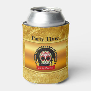 Porta-lata Crânio açucareiro intimidante e assustador