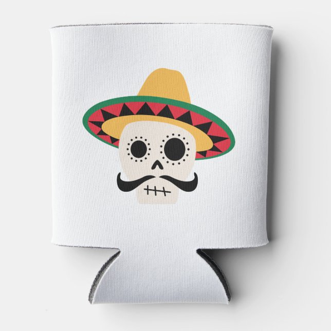 Porta-lata Crânio espanhol (Frente)