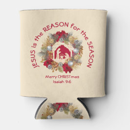 Porta-lata Creme Christmas JESUS É A RAZÃO PELA QUAL O Fresco