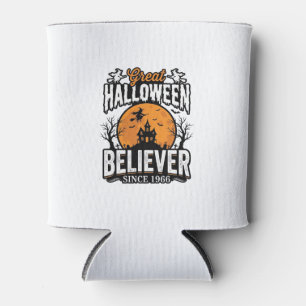 Porta-lata Crente do Halloween Vintage Desde 1966 Gráfico_1