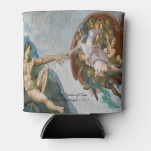 Porta-lata Criação de Adão por Michelangelo
