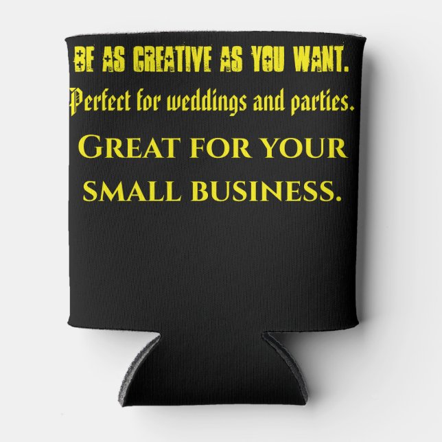 Porta-lata Crie o seu (Frente)