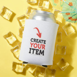 Porta-lata CRIE-O-SEU Design personalizado de upload DIY para
