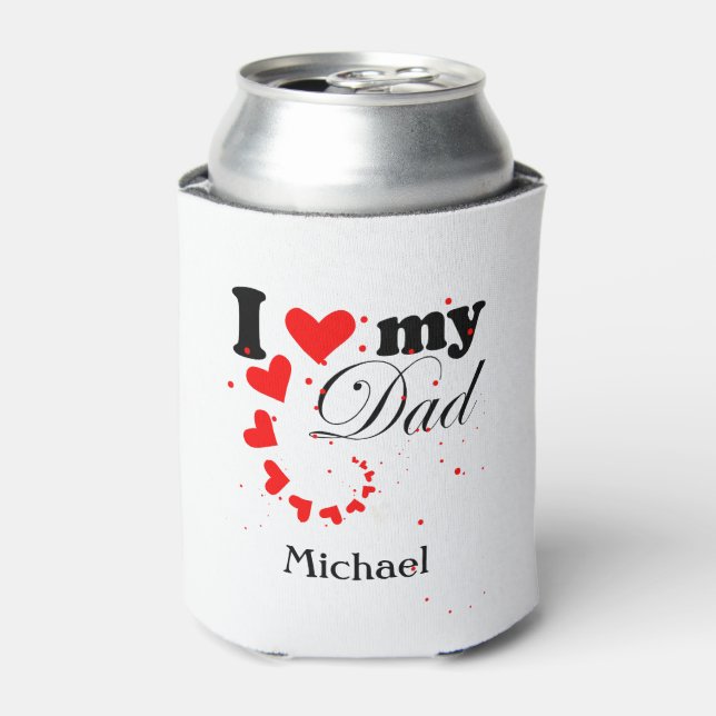 Porta-lata Crie o seu, eu amo o meu Pai (Can Front)