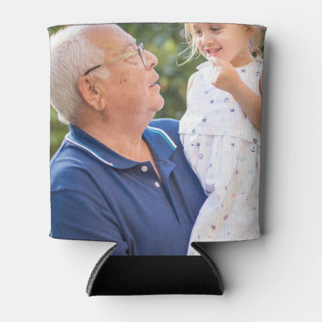 Porta-lata Crie seu próprio com foto personalizada (Frente)