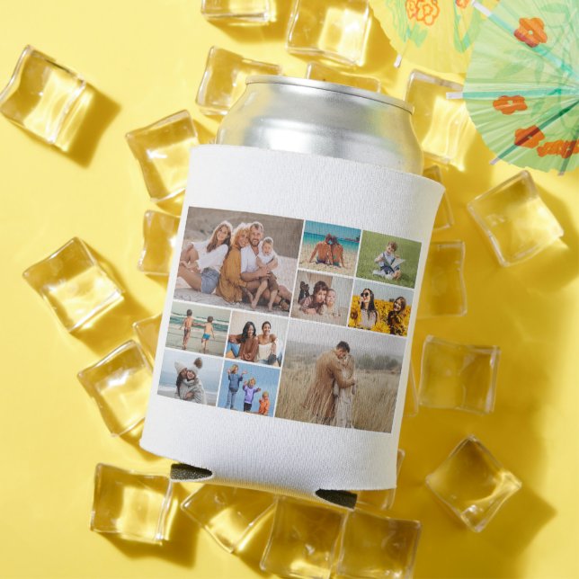 Porta-lata Crie sua própria colagem de fotos (Verão in situ)