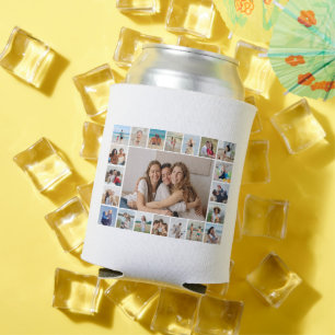 Porta-lata Crie Sua Própria Colagem de Fotos 21 Cor Editável