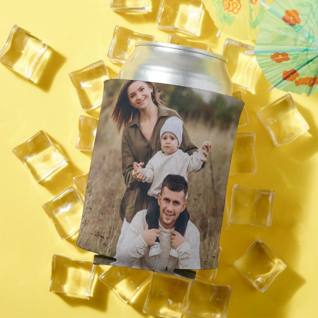 Porta-lata Crie sua própria foto personalizada personalizada (Verão in situ)