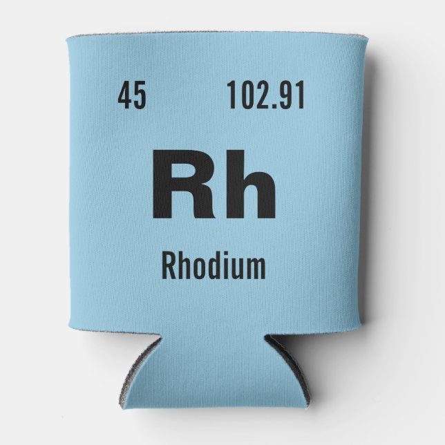 Porta-lata Crie sua própria Mesa periódica dos Elementos (Frente)