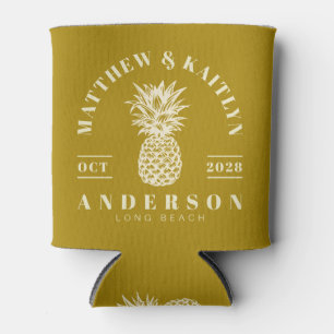 Porta-lata Crista de Casamento Pineapple Tropical Desert Sage
