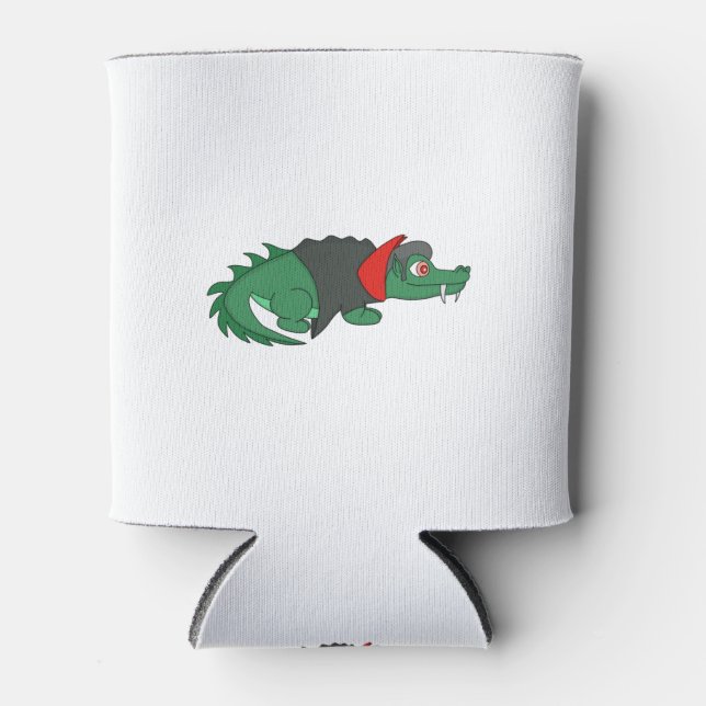 Porta-lata Crocodilo Vampiro (Frente)