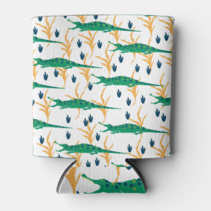 Porta-lata Crocodilos Cachorros Padrões de Vintagem