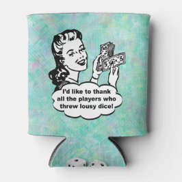 Porta-lata Crocojogador de Bunco Engraçado