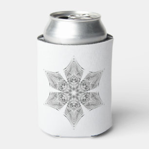 Porta-lata Crystal Snowflake -