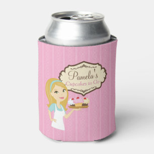 Porta-lata Cupcake Baker Loiro D12 Pode Cobrir 1