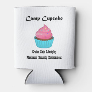 Porta-lata Cupcake Camp Pode Resfriar