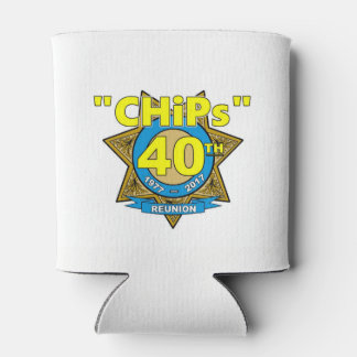 Porta-lata Cuphold de 40 anos do CHiPs