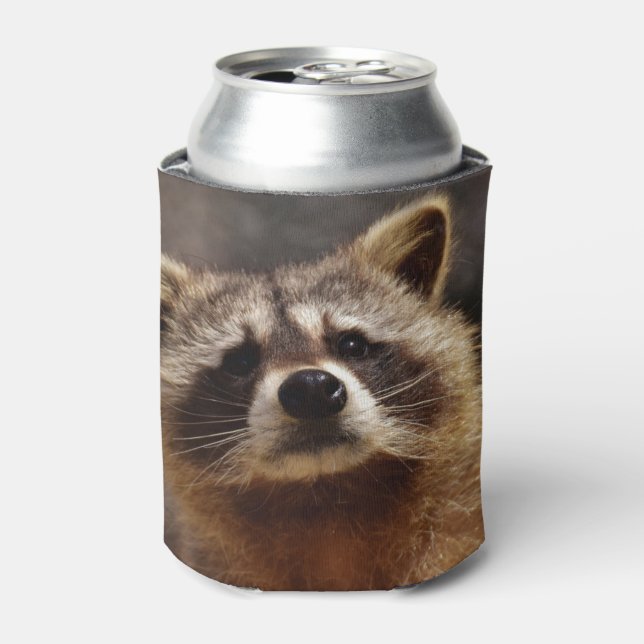 Porta-lata Curioso Raccoon (Can Front)
