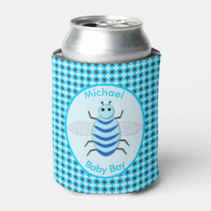 Porta-lata Cute Blue Baby Boy Personalizado